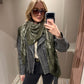 G-Paisley Scarf Khaki