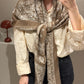 G-Paisley Scarf XL Beige