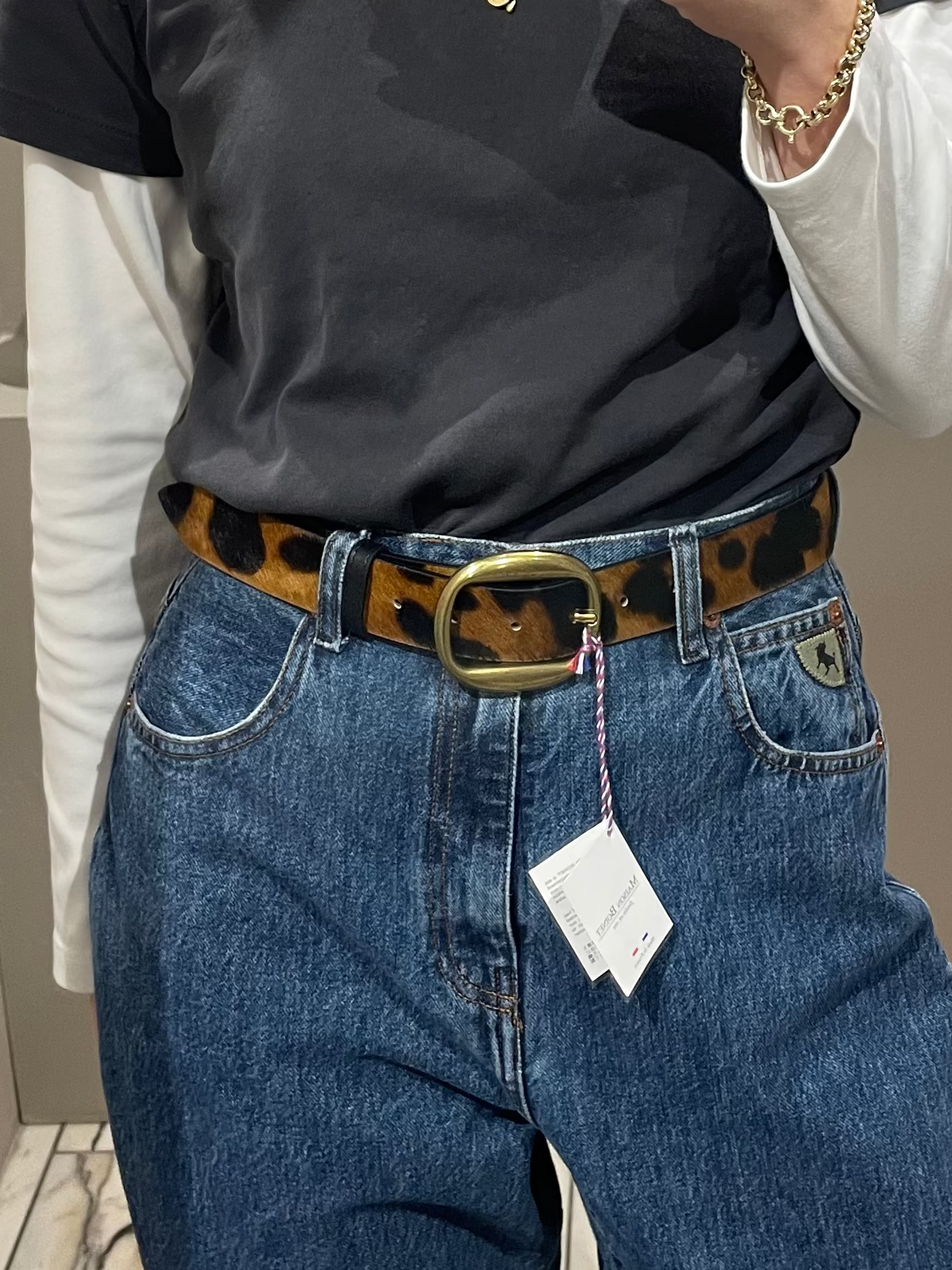 Maison Boinet Leopard Gürtel