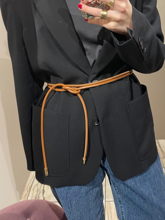 Maison Boinet Kordelgürtel Braun