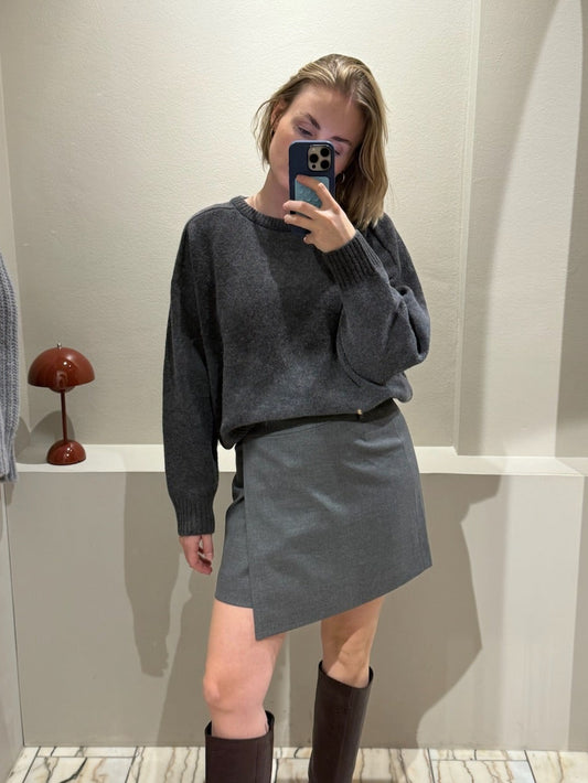 Gestuz GZpaula melange MW Wrap Skirt