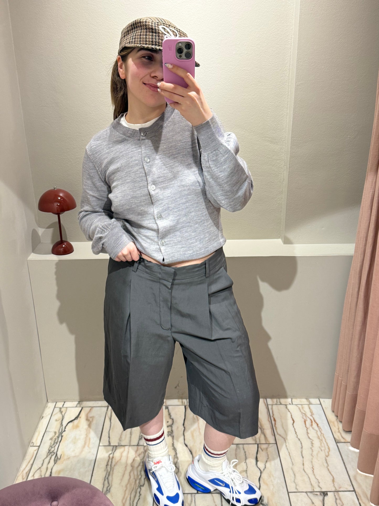 ROSSI Devin Shorts Business Linen Grau