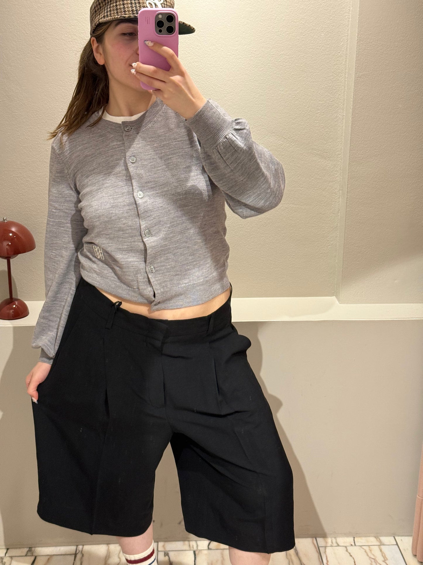 ROSSI Devin Shorts Business Linen Schwarz