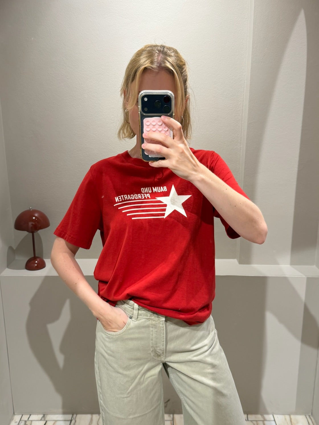 Jawo T-Shirt Rot