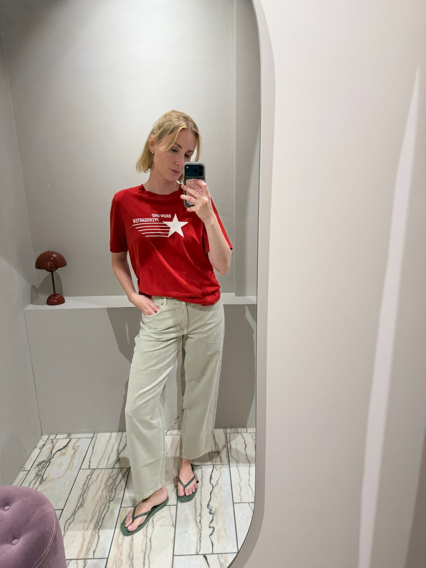 Jawo T-Shirt Rot