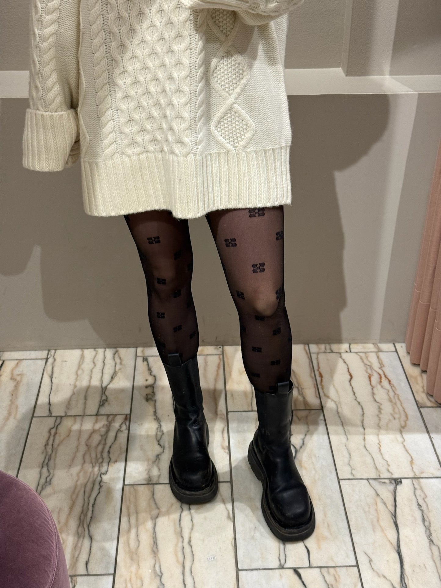 GANNI Butterfly Lace Tight