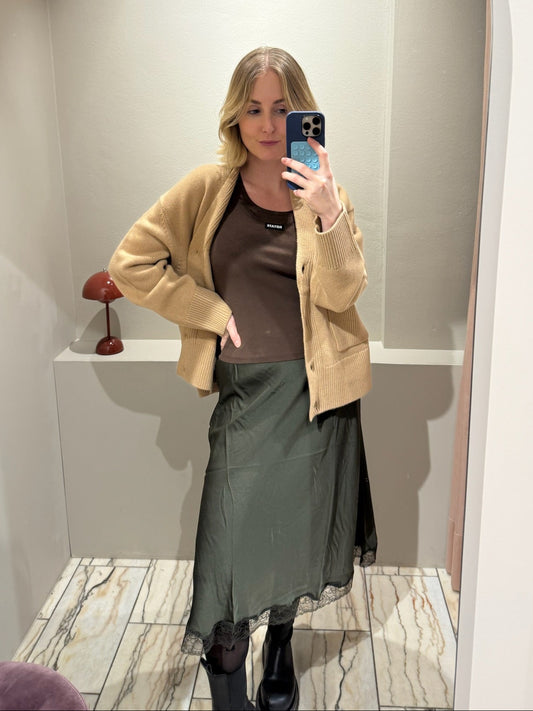 Ba&Sh Cyla Skirt Khaki