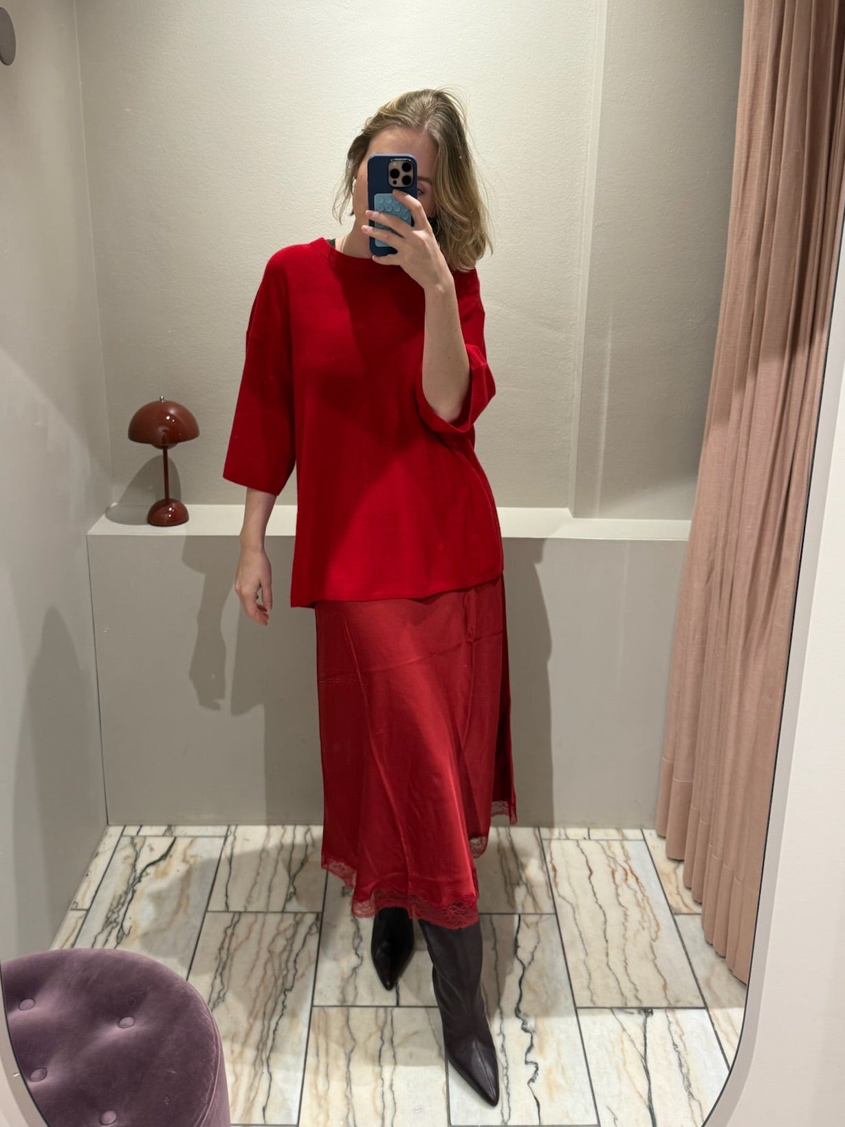 Ba&Sh Skirt Cyla Rot