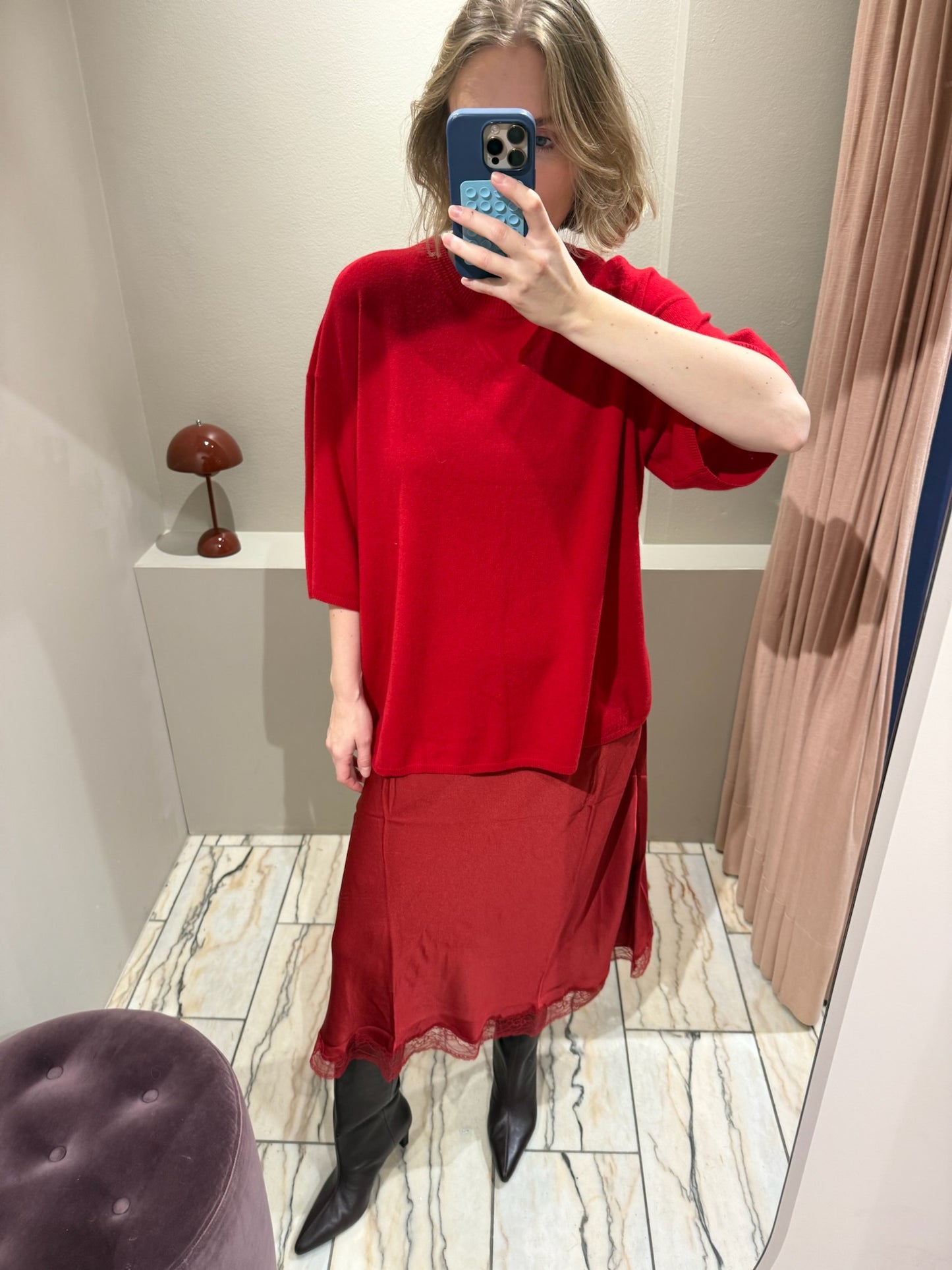 Ba&Sh Skirt Cyla Rot