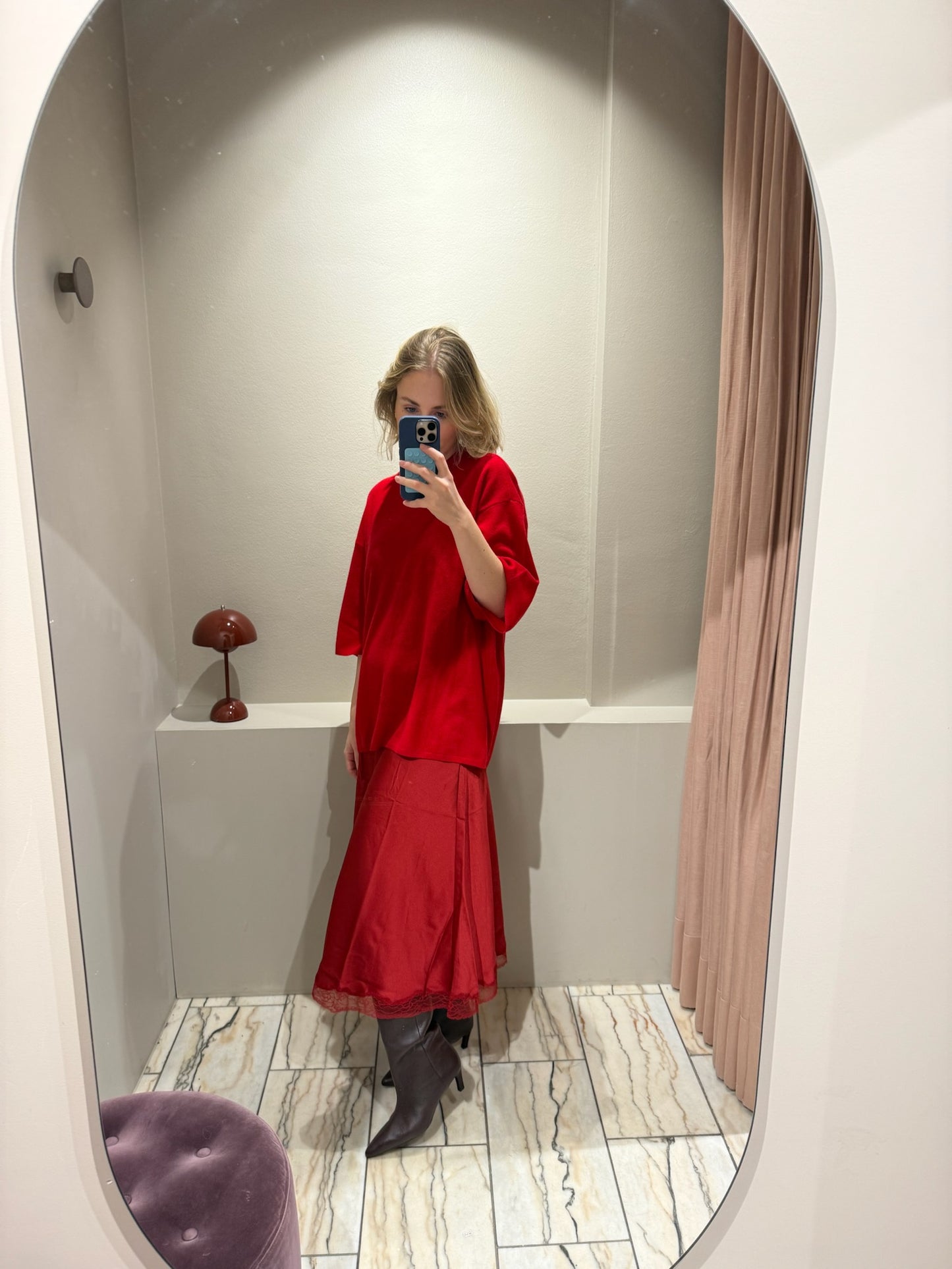 Ba&Sh Skirt Cyla Rot