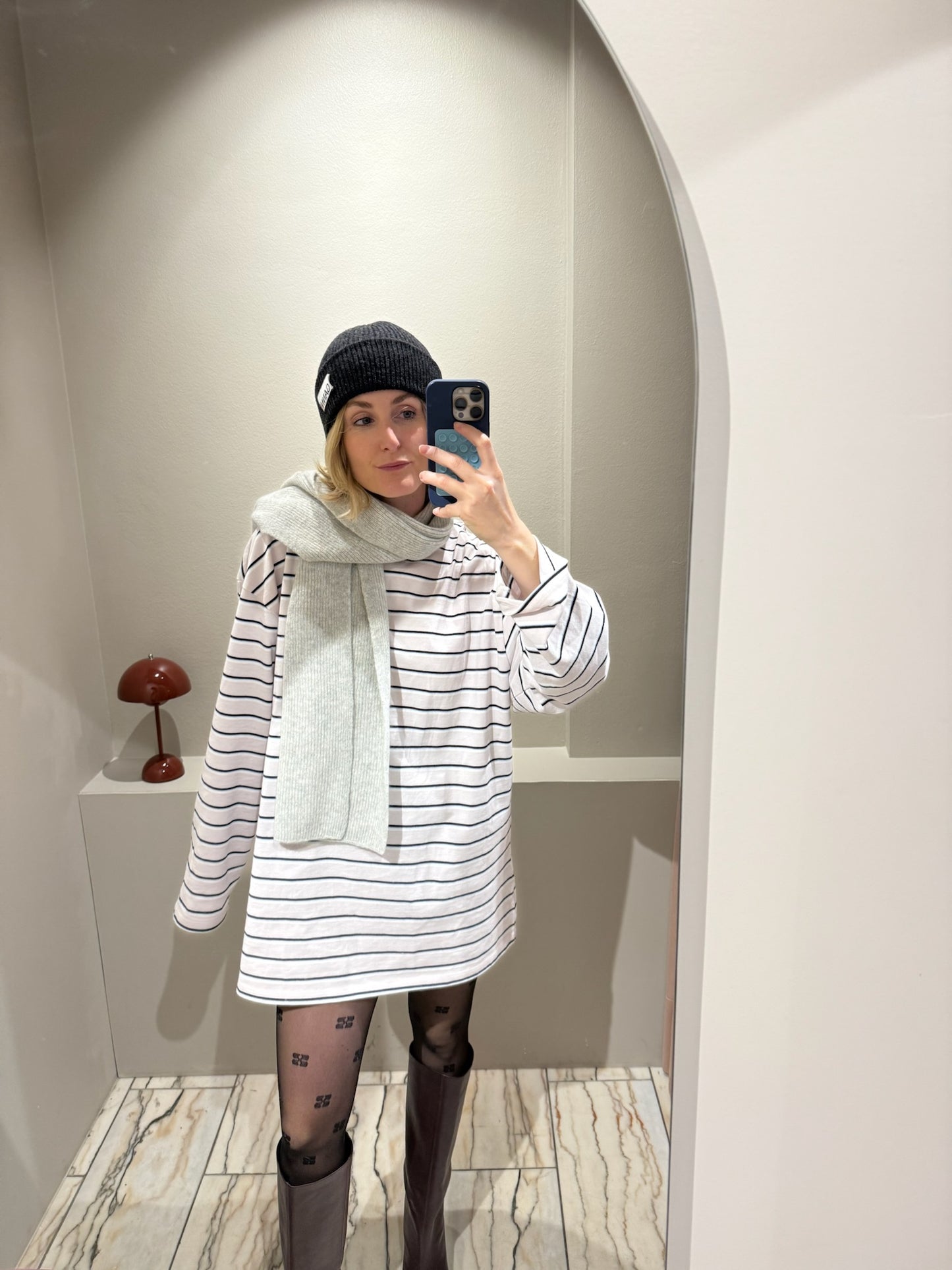 Le Bonnet Scarf Silver