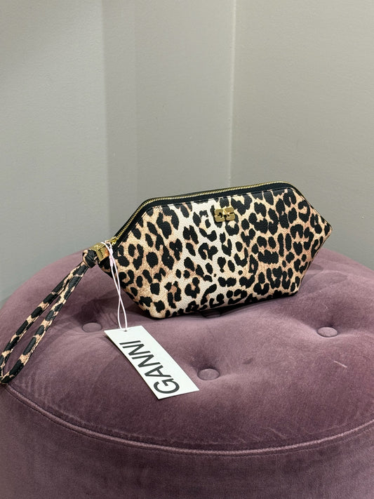 GANNI Bou Make Up Pouch Printed Grained