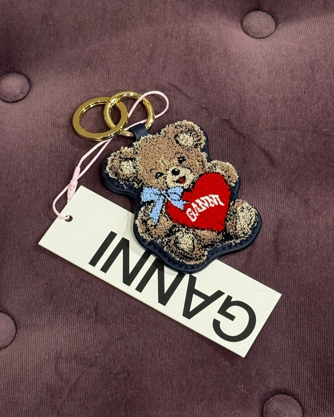 GANNI Bear Keyring