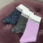 GANNI Winter Melange Ribbed Socks