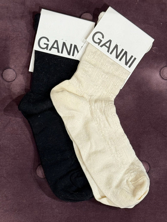 GANNI Short Ruffle Socks