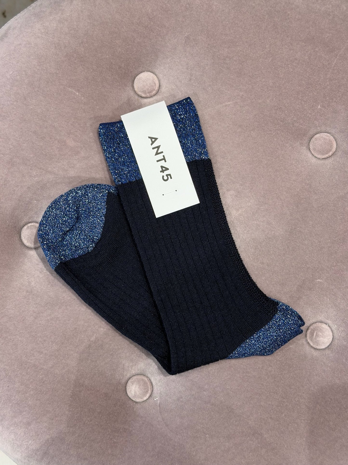 Berlino Short Socks Navy
