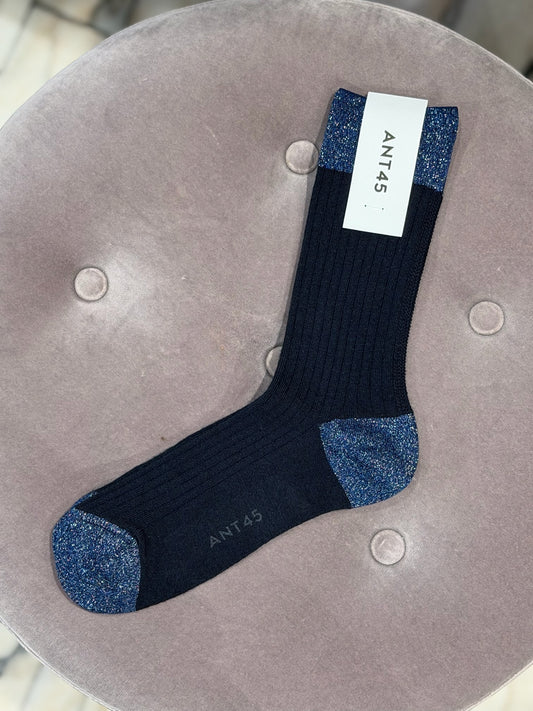 Berlino Short Socks Navy