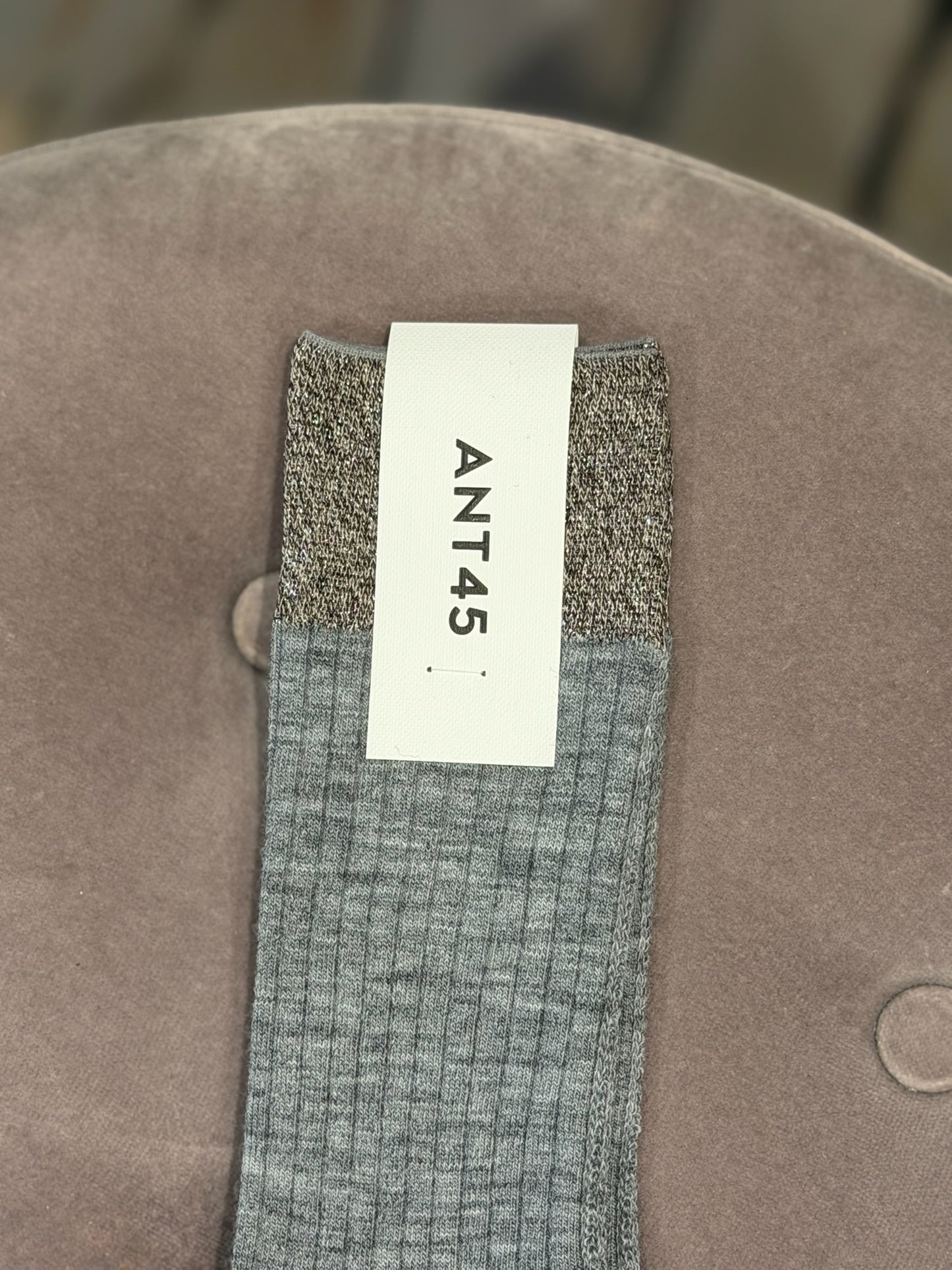 Berlino Short Socks Grau