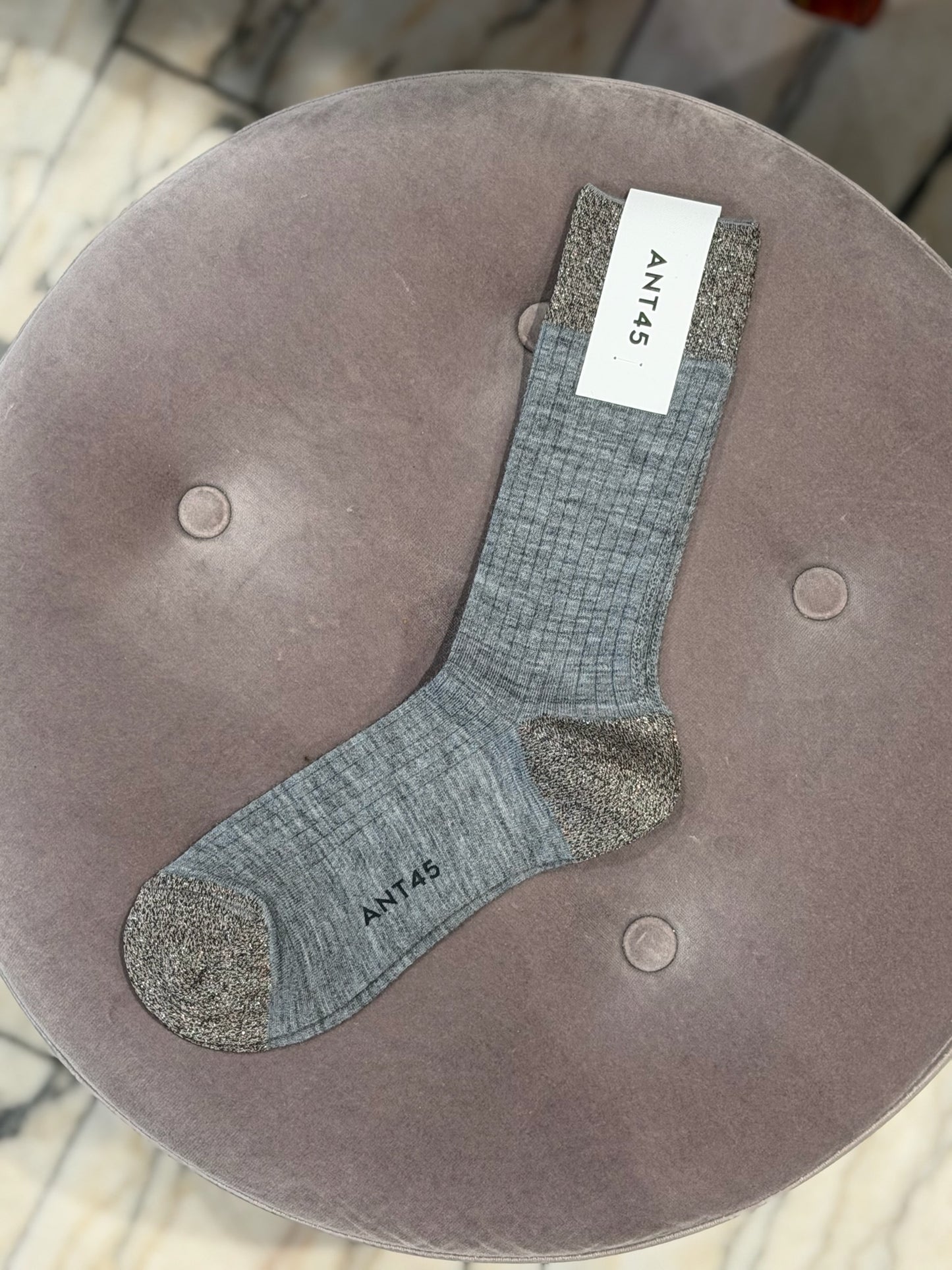 Berlino Short Socks Grau