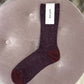 Cherry Short Socks Bordeaux