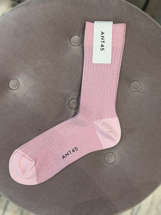 Cherry Short Socks Pink