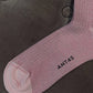 Cherry Short Socks Pink