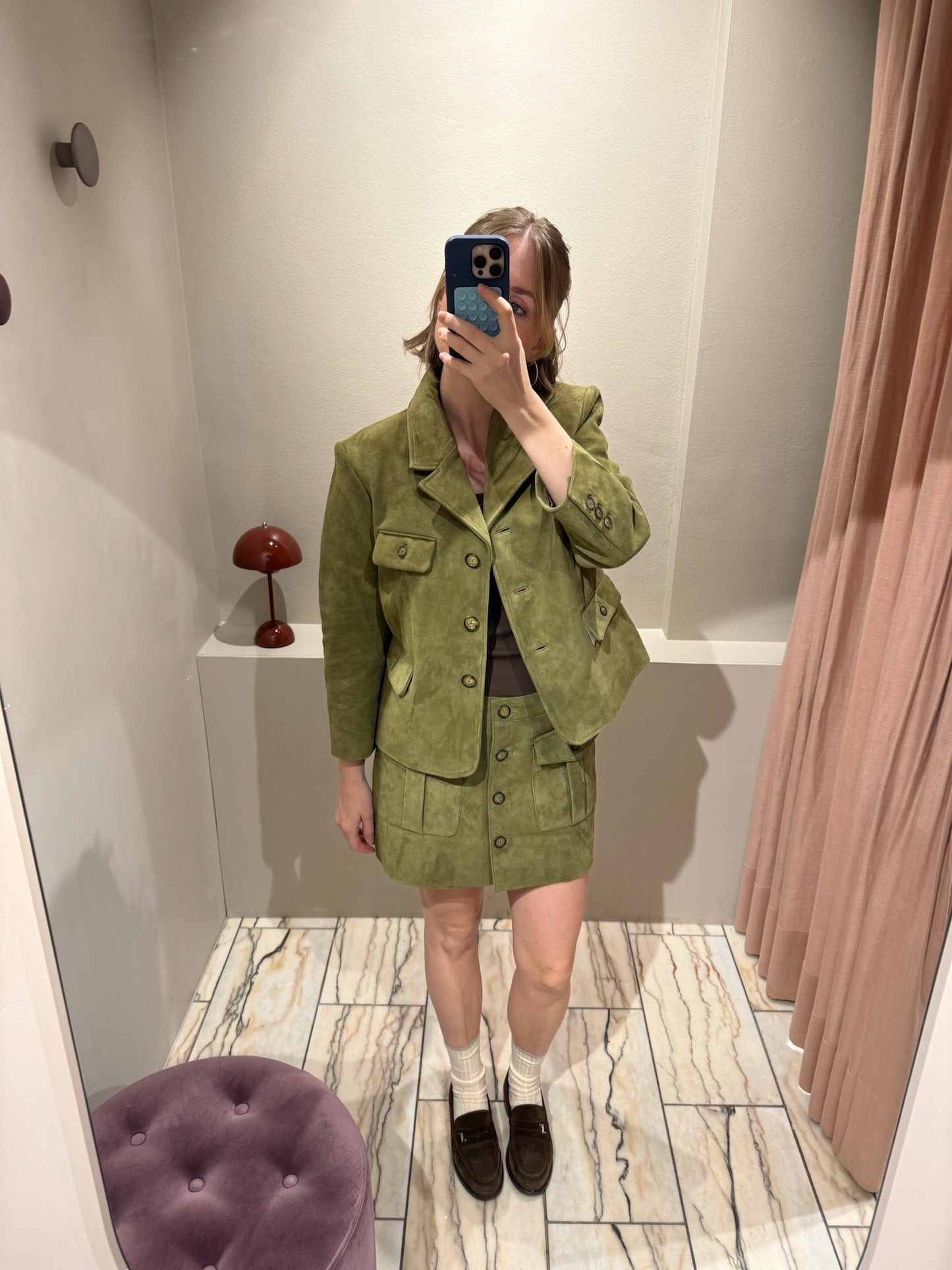 The Garment Suede Mini Skirt