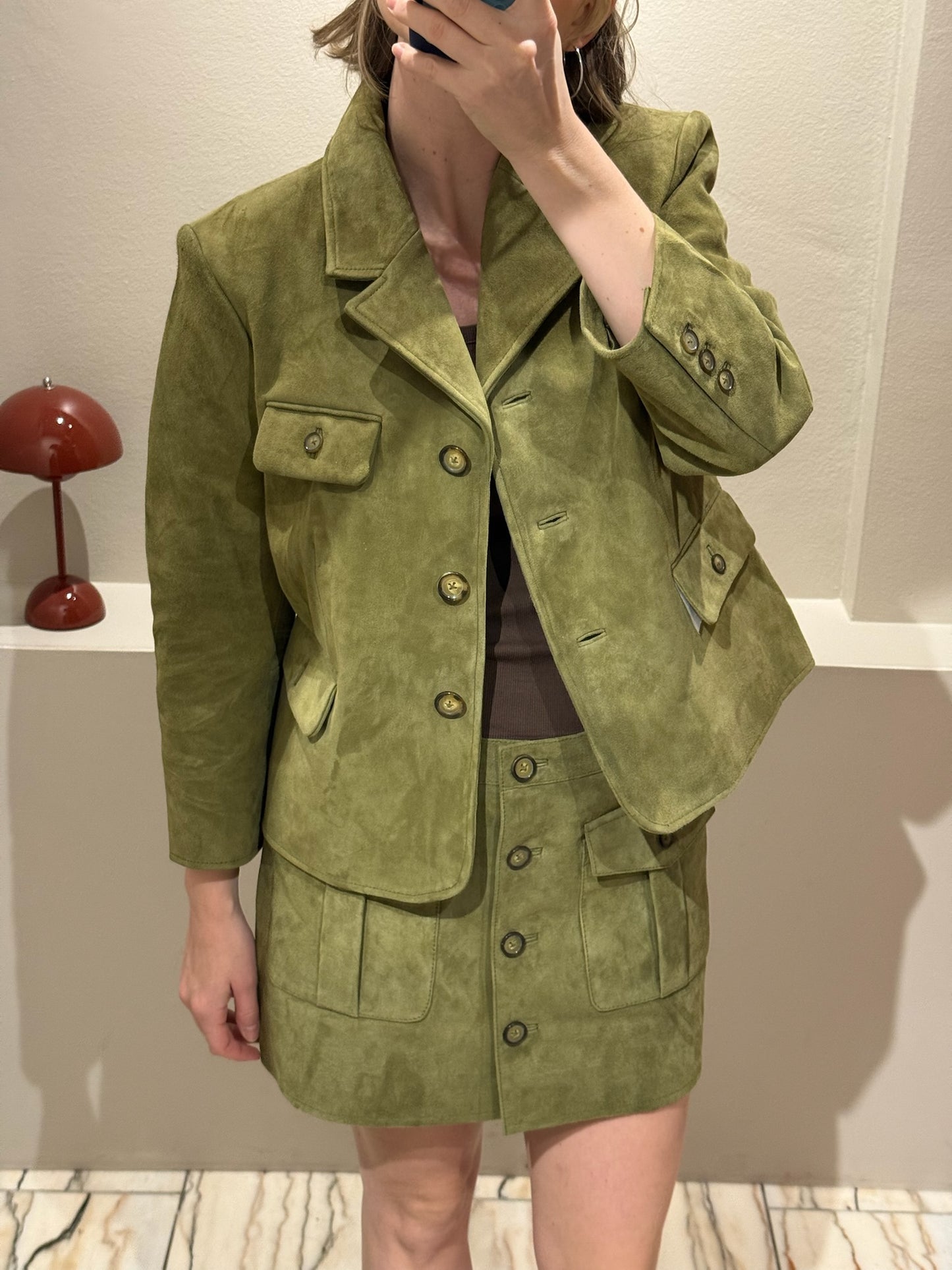 The Garment Suede Fitted Jacket