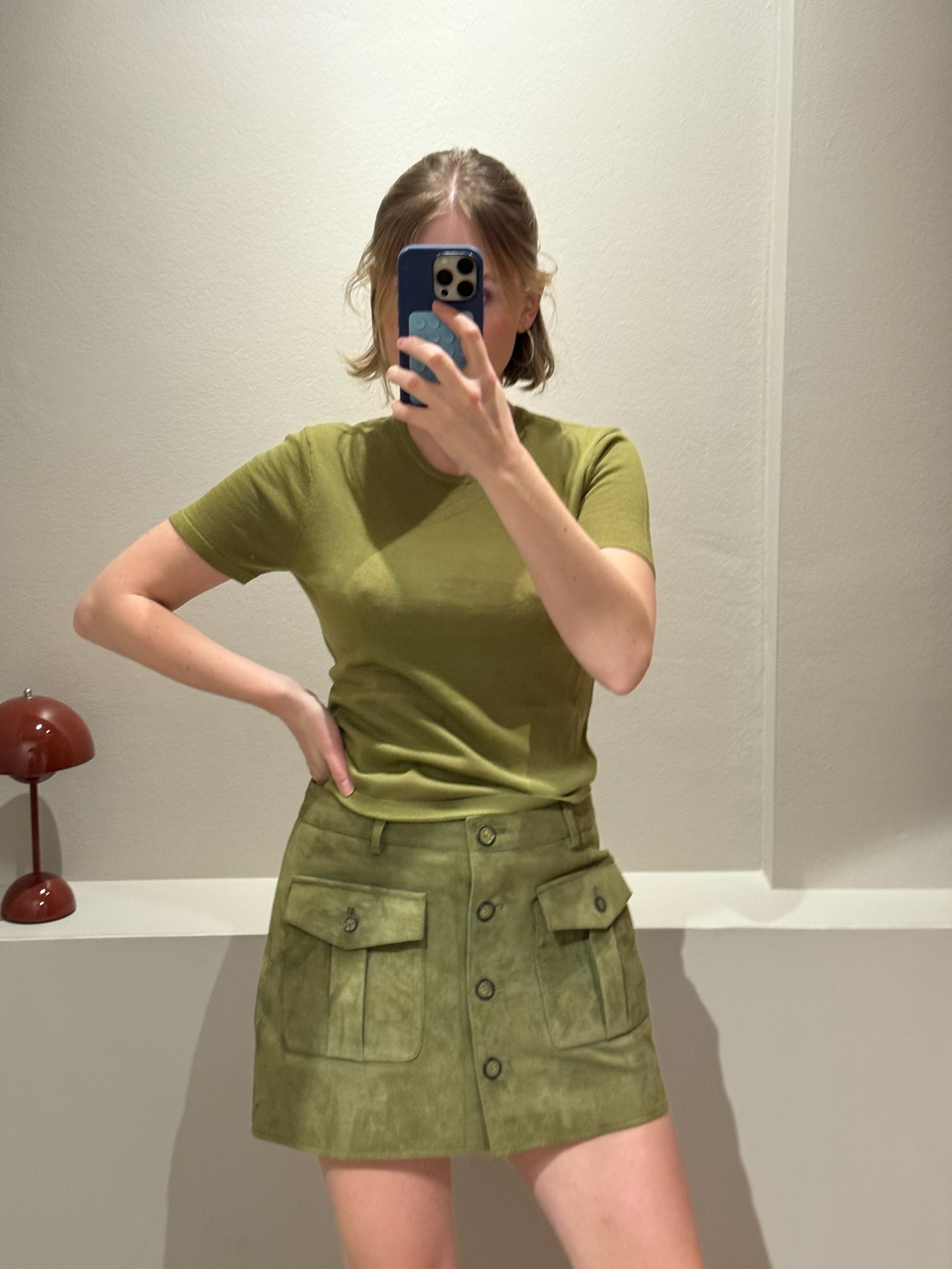 The Garment Suede Mini Skirt