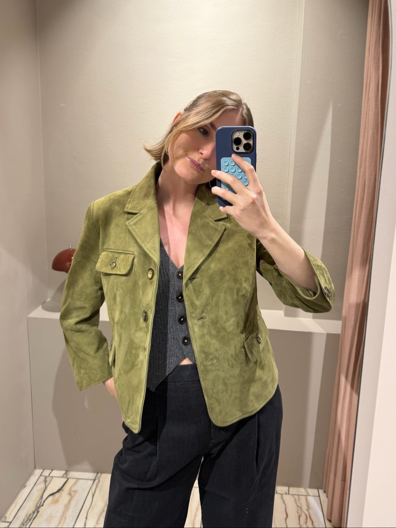 The Garment Suede Fitted Jacket