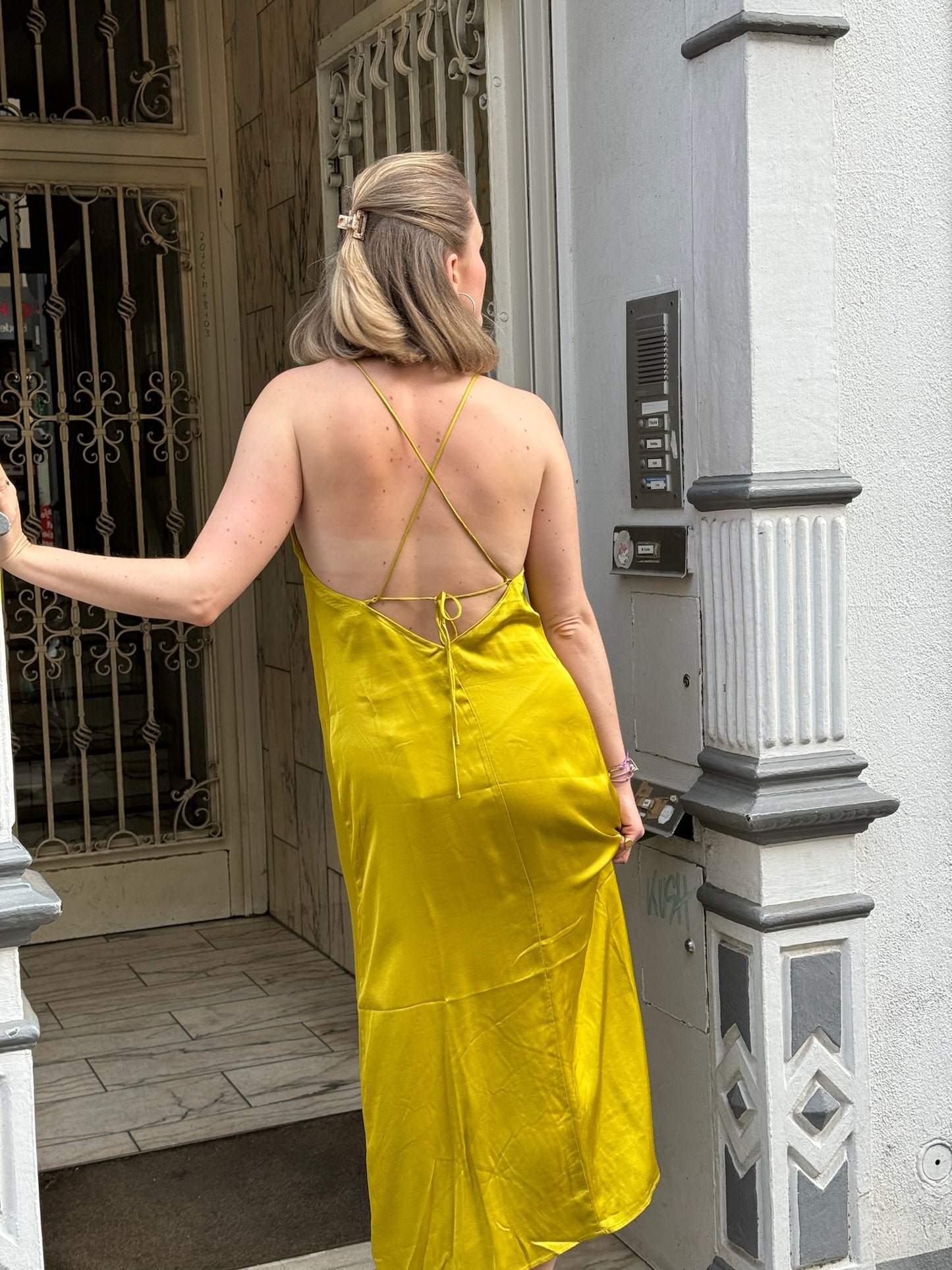 Suncoo Midi Dress yellow
