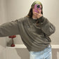 Rotate Basic Crewneck Sweater Khaki