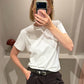 g-T-Shirt Weiß