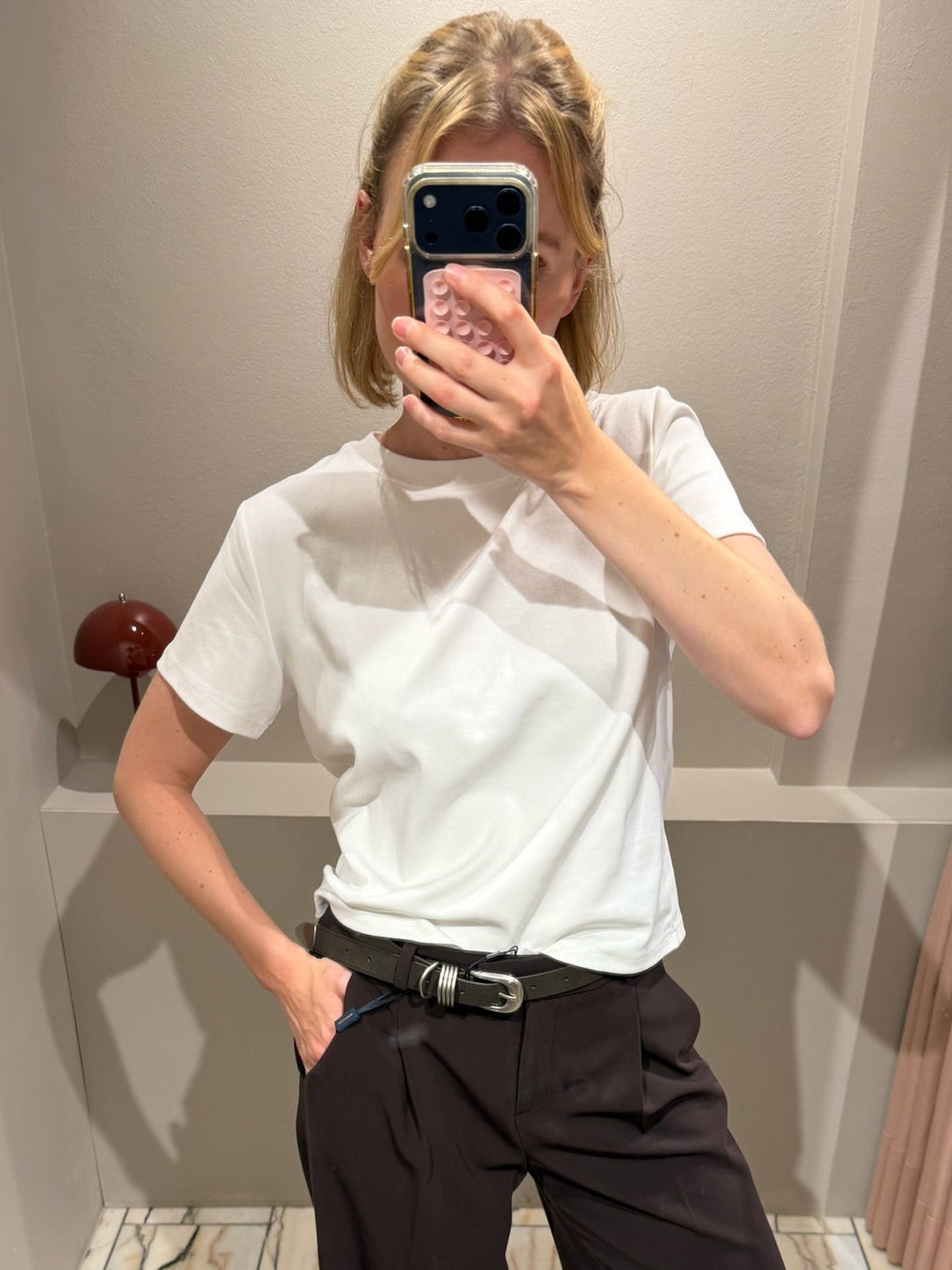 g-T-Shirt Weiß