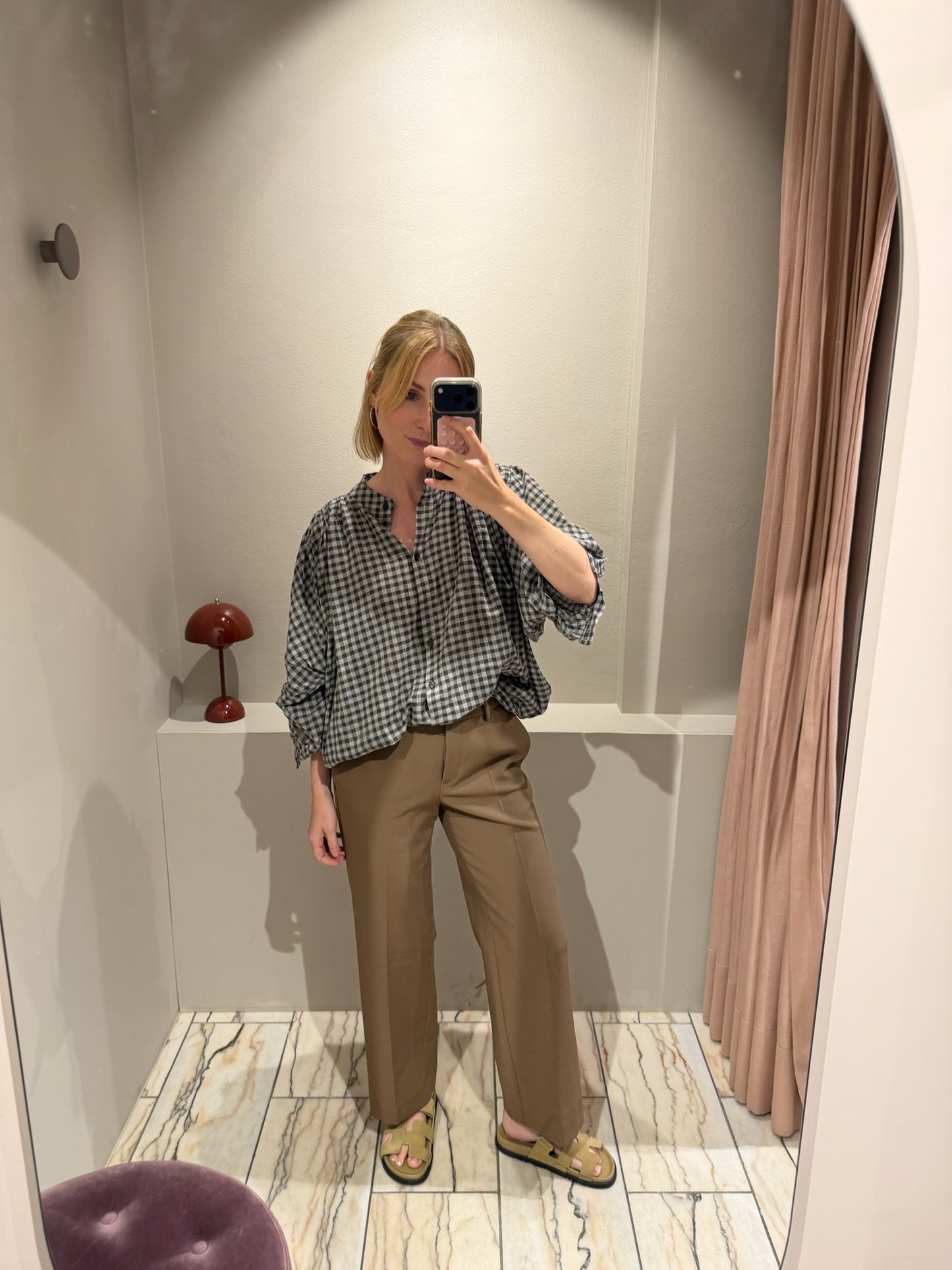 g-Bluse Checkered