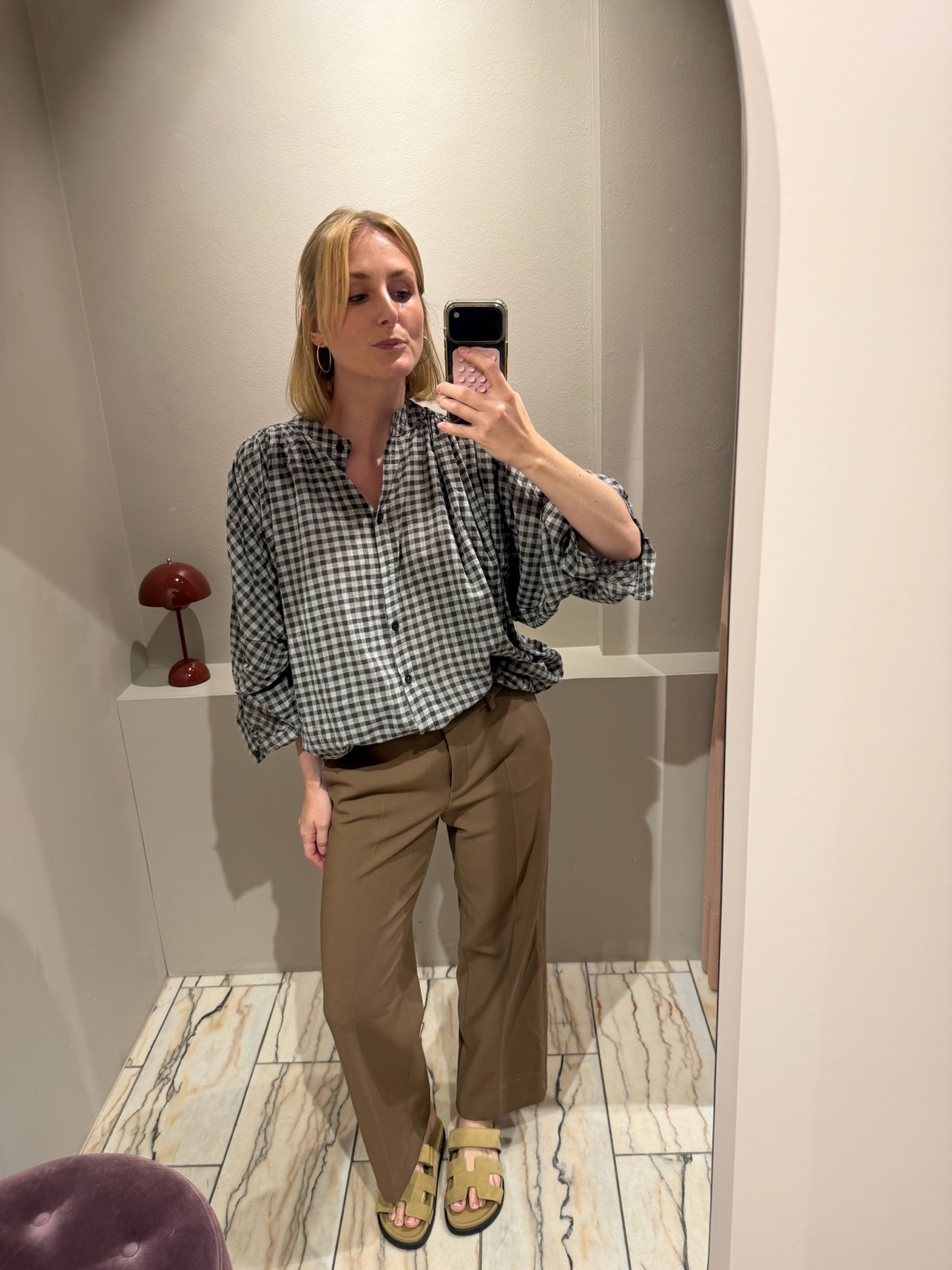 g-Bluse Checkered