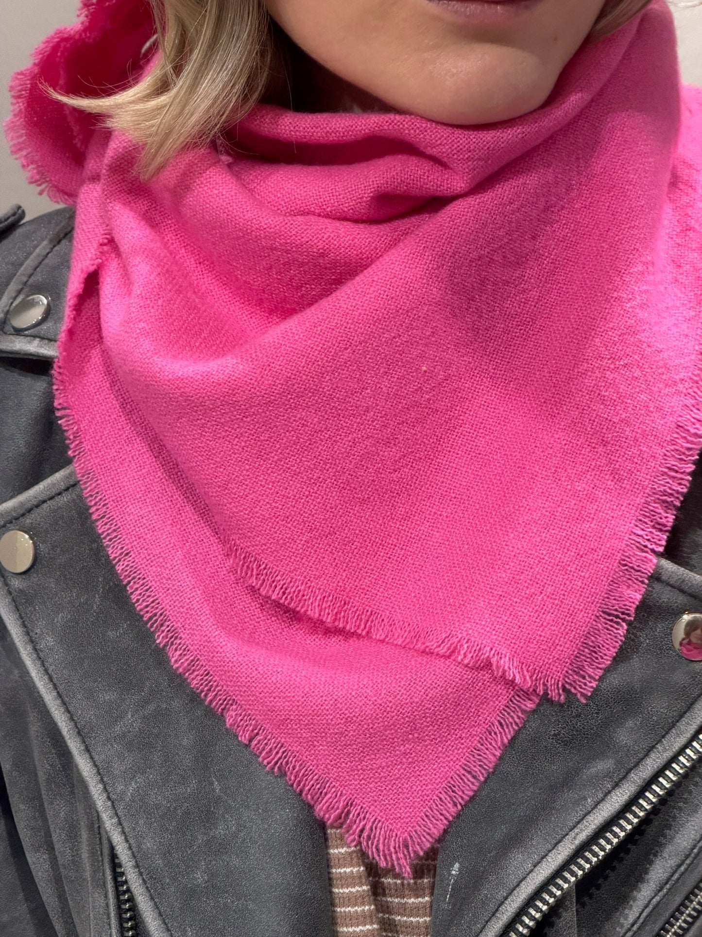G-Mini Scarf Wool Pink