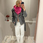 G-Mini Scarf Wool Pink