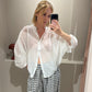 g-Bluse Weiß