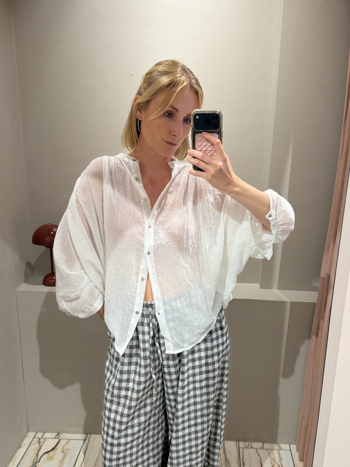 g-Bluse Weiß