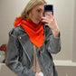 G-Mini Scarf Wool Orange