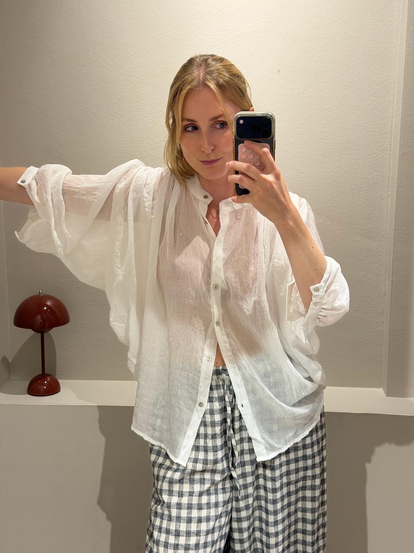 g-Bluse Weiß