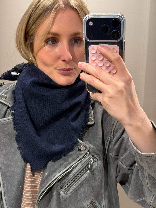 G-Mini Scarf Wool Navy
