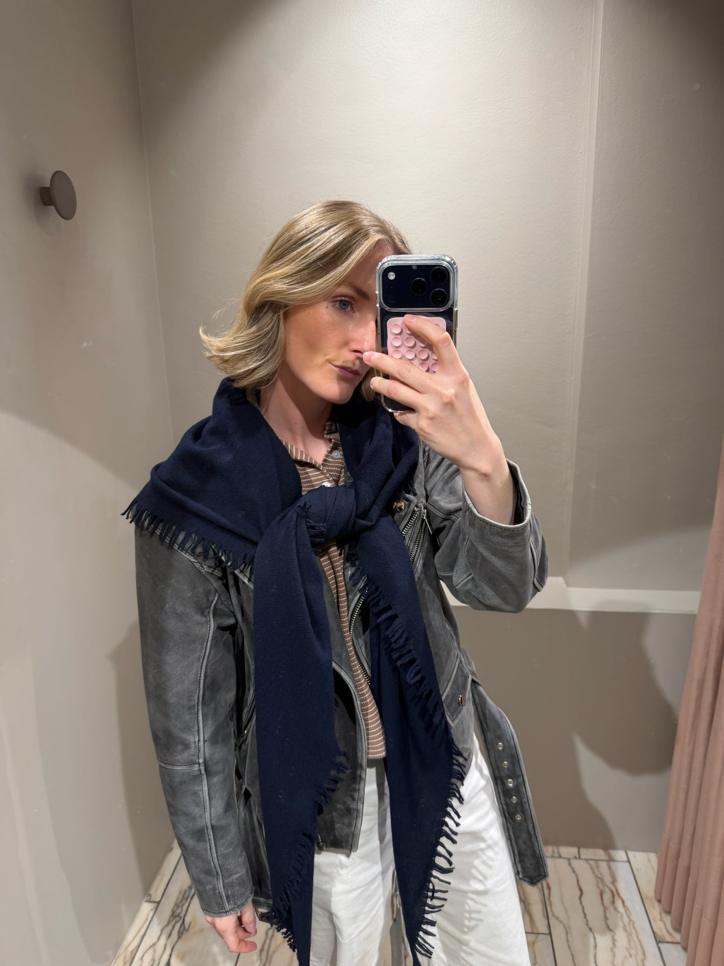 G-Fransen Tuch Navy
