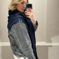 G-Fransen Tuch Navy