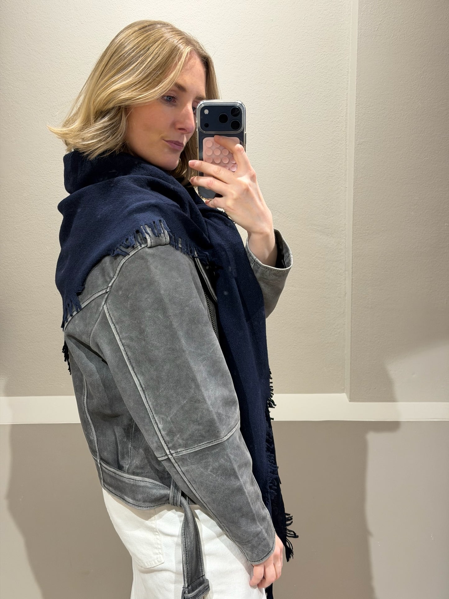 G-Fransen Tuch Navy