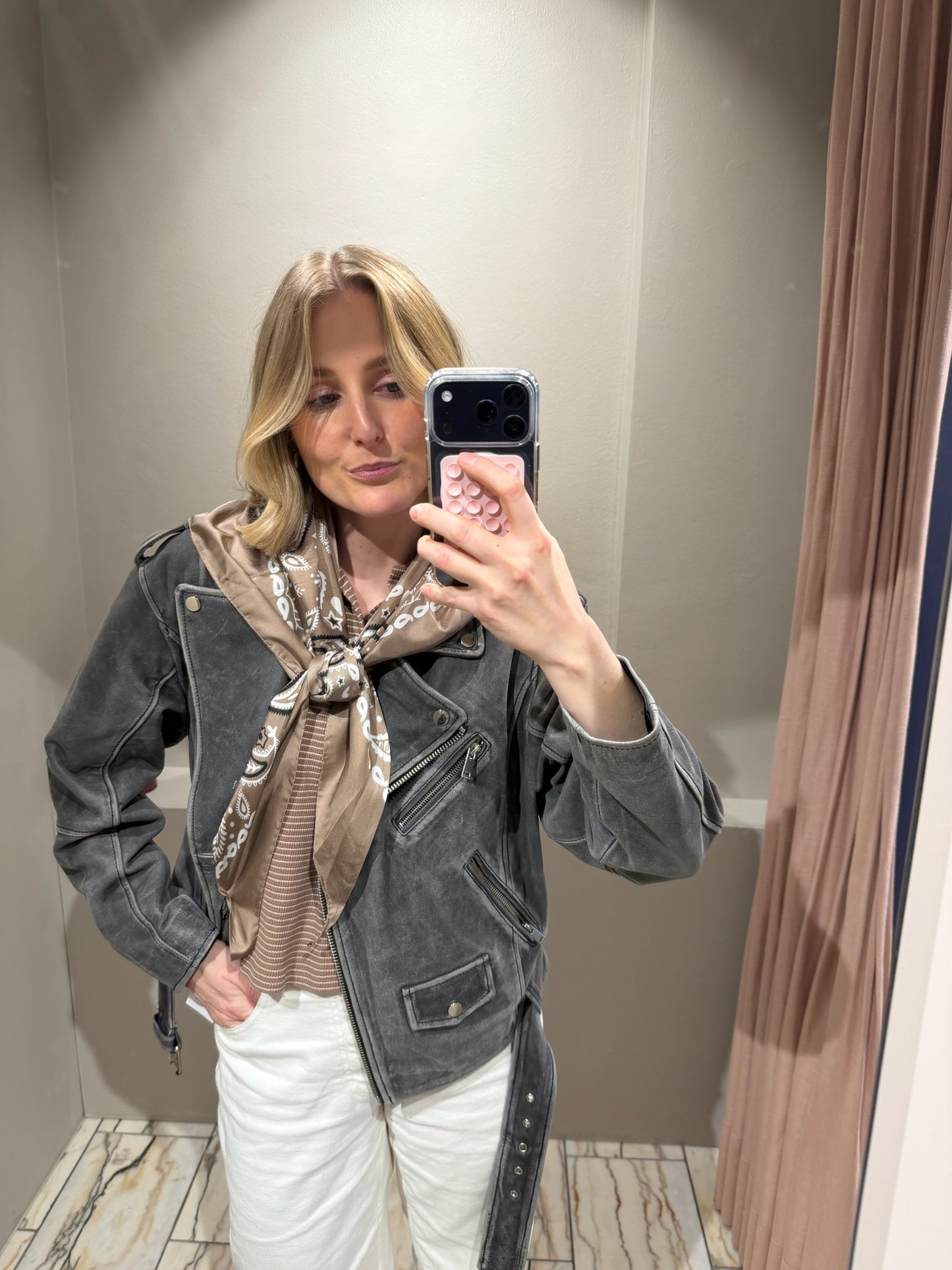 G-Paisley Scarf Silk Beige