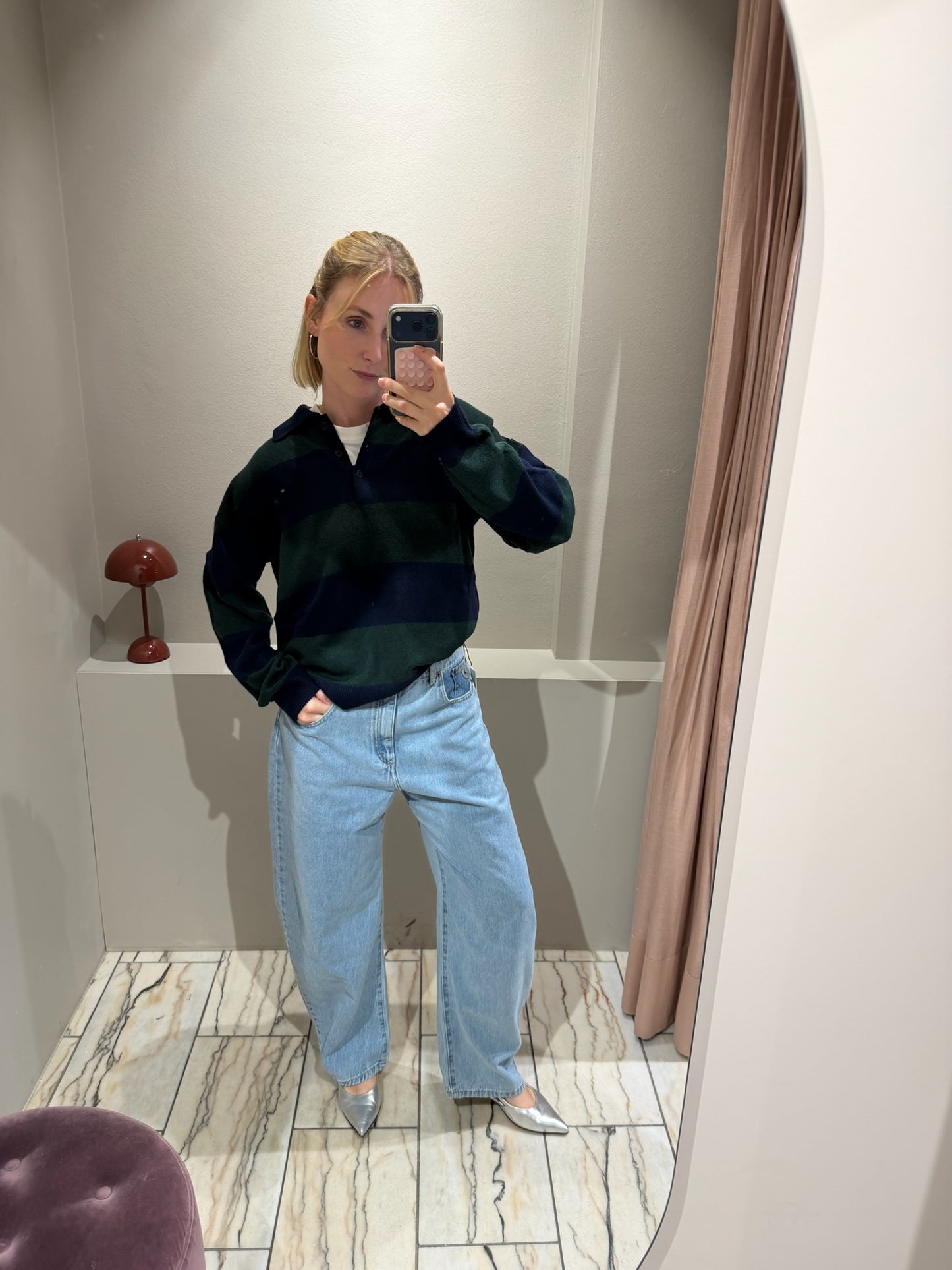 MWJola Knit Polo Pullover