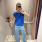 g-Pullunder Electric Blue