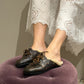 Boat Loafer Mule Fur